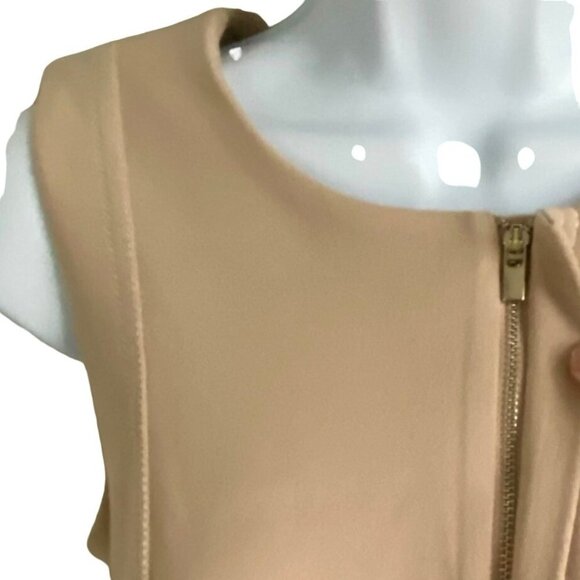 Tommy Hilfiger Sleeveless Scuba Crepe Dress with Front Zipper Pockets Size 4 - Picture 10 of 10